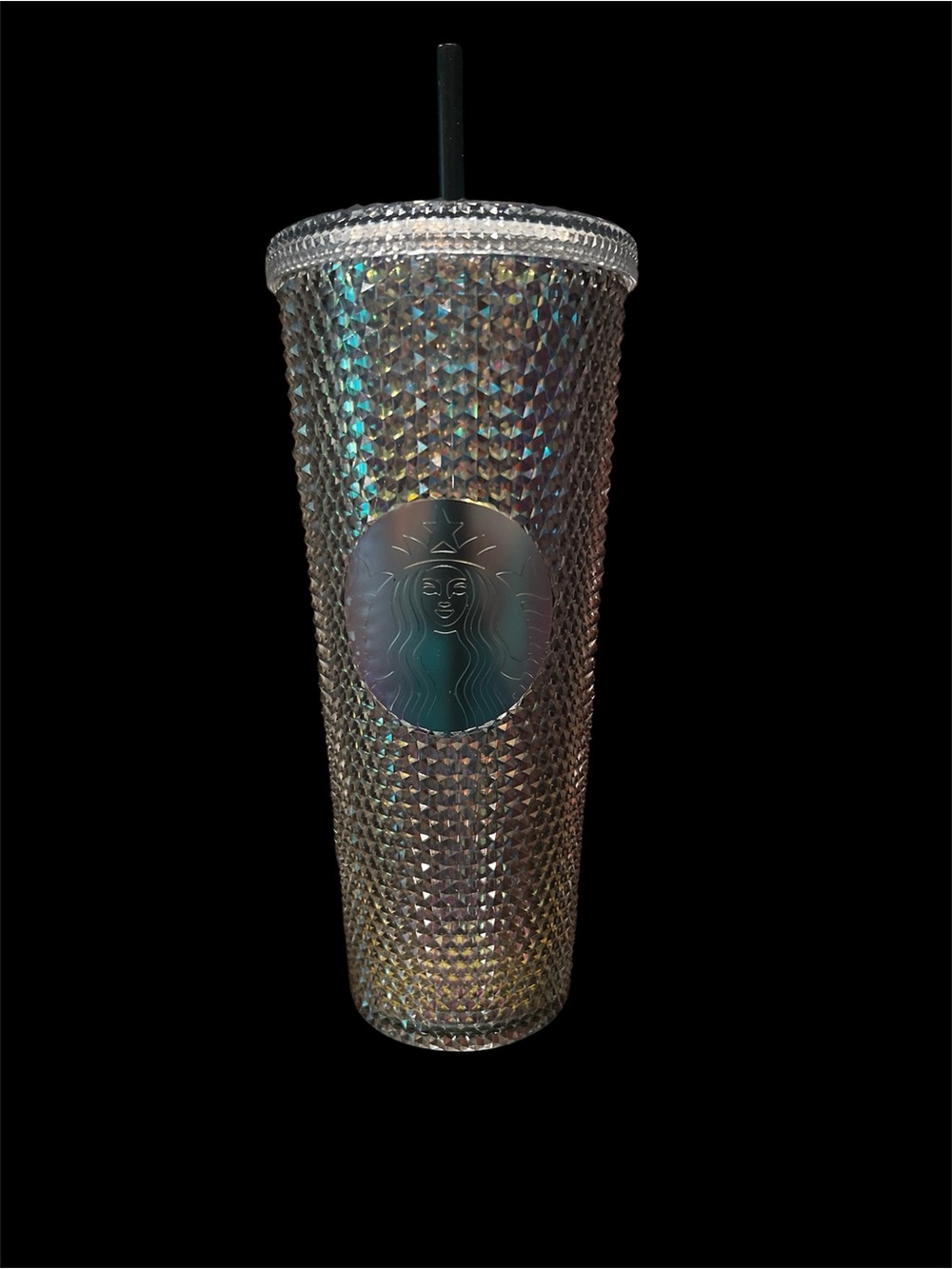 Starbucks Iridescent Studded Tumbler with Black Straw
